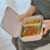 KOZIOL Lunch Box with separation bowl CANDY GREY TRUCKS 8343747