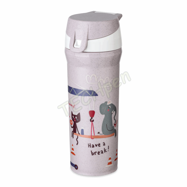 KOZIOL Water Bottle 500ml STAN GREY TRUCKS 8351747