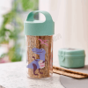 KOZIOL Snackpot / Water Bottle 500 ml BUDDY SNACK GREEN REX 8348748