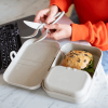 KOZIOL LUNCH BOX WITH SEPARATOR PASCAL L NATURE DESERT SAND 7152700