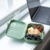 KOZIOL LUNCH BOX WITH SEPARATOR PASCAL L NATURE LEAF GREEN 7152703