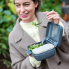 KOZIOL LUNCH BOX SET + CUTLERY SET CANDY READY NATURE ASH GREY 7272701