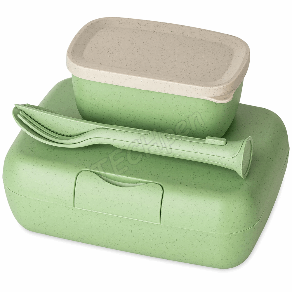 KOZIOL LUNCH BOX SET + CUTLERY SET CANDY READY NATURE 7272703