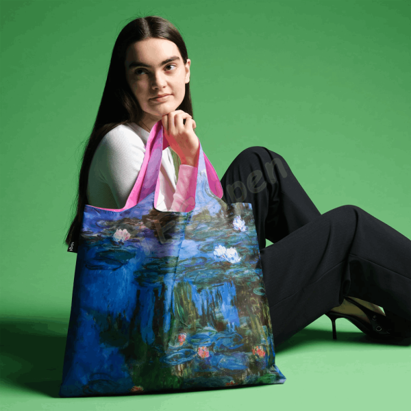 LOQI MO.WL.P MONET WATER LILIES NEON PINK