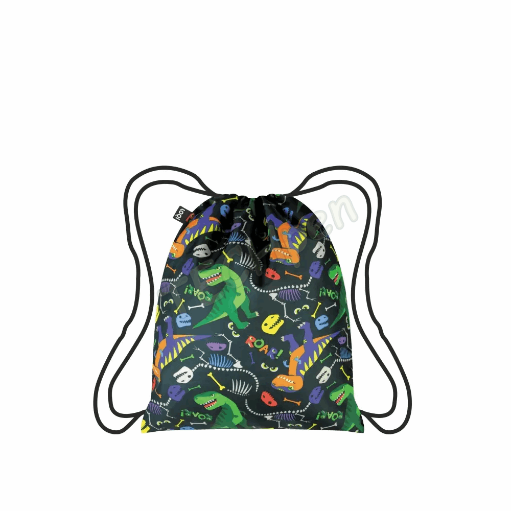 LOQI BP.DR DINOSAUR ROAR RECYCLED MEDIUM BACKPACK