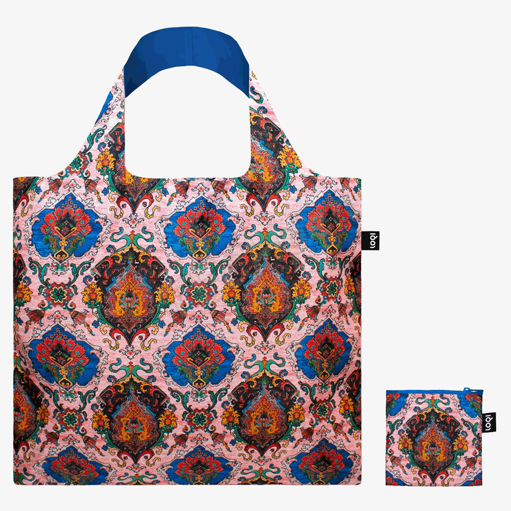 LOQI DA.TT TAPESTRY TEA ROSE BAG