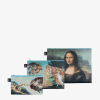 LOQI ZP.MU.MR MICHELANGELO, BOTTICELLI, DA VINCI CREATION OF ADAM,MONA LISA,VENUS