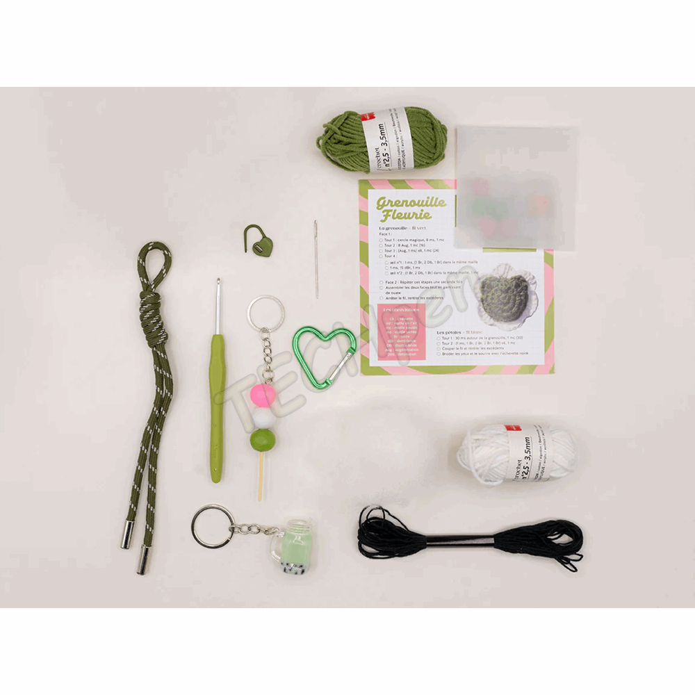 LA PETITE EPICERIE 121002 KIT CROCHET - MATCHA CLUB