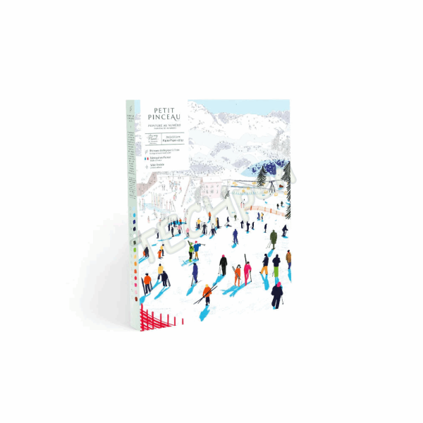 LA PETITE EPICERIE 350029 PETIT PINCEAU - SKIING AMONG MONTAINS PAR KATIE SMITH