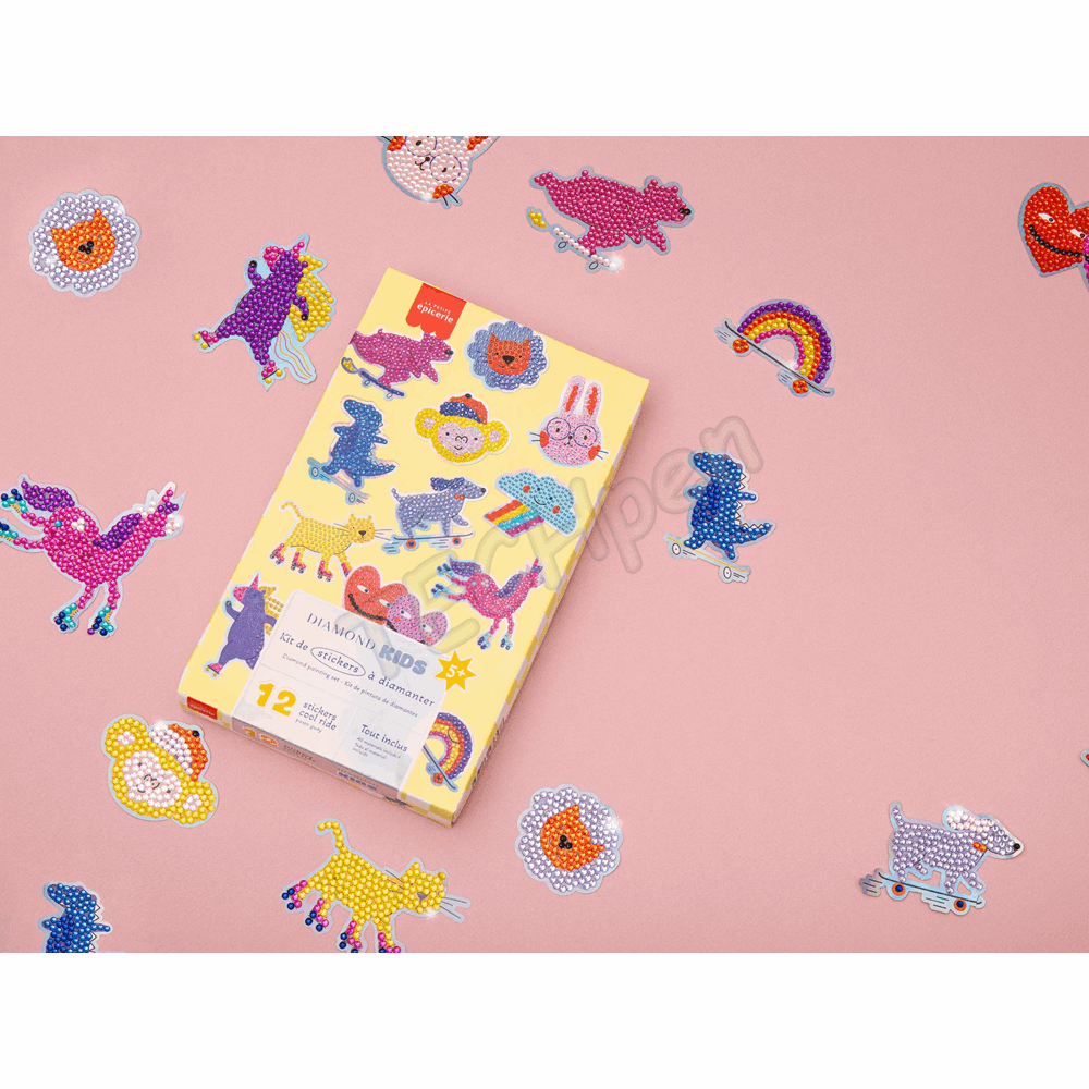 LA PETITE EPICERIE 353000 PETIT DIAMOND KIDS - STICKERS COOL RIDE
