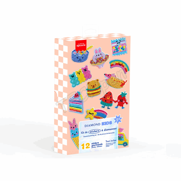 LA PETITE EPICERIE 353001 PETIT DIAMOND KIDS - STICKERS YUMMY