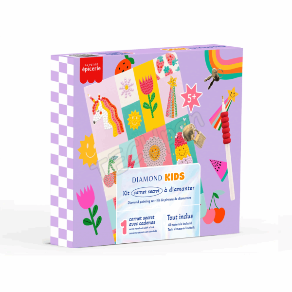 LA PETITE EPICERIE 353002 PETIT DIAMOND KIDS - CARNET SECRET