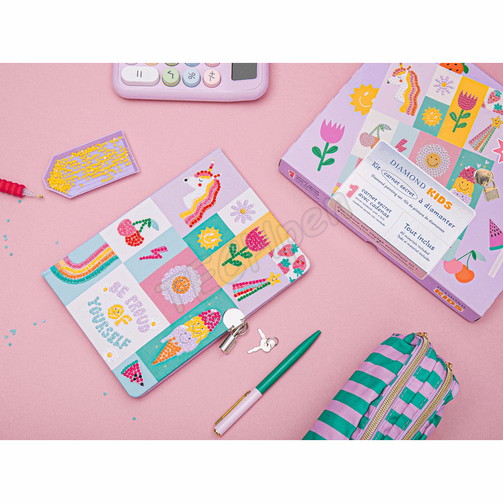 LA PETITE EPICERIE 353002 PETIT DIAMOND KIDS - CARNET SECRET