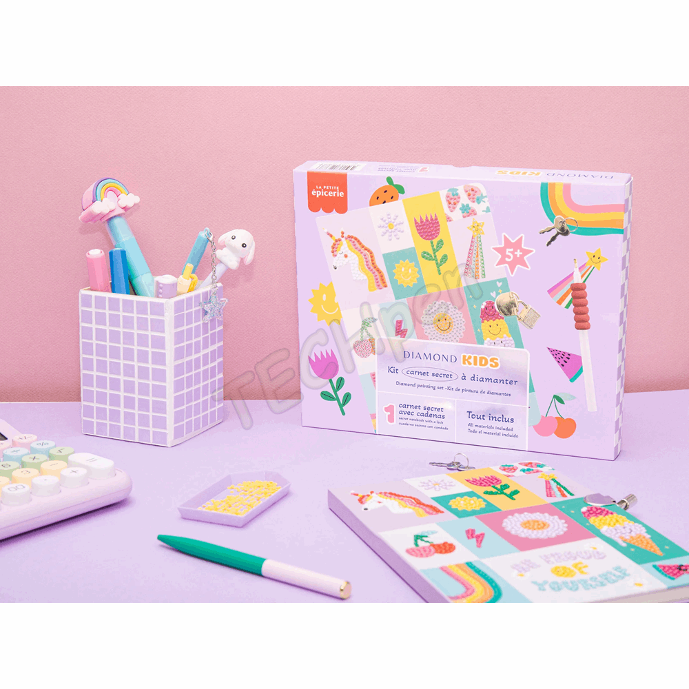 LA PETITE EPICERIE 353002 PETIT DIAMOND KIDS - CARNET SECRET