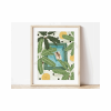 LA PETITE EPICERIE 359000 CADRE BOIS 30X40