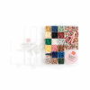 LA PETITE EPICERIE 179001 BOITE DE 16 COULEURS NATURE DE PERLES HEISHI 6 MM + ACCESSOIRES