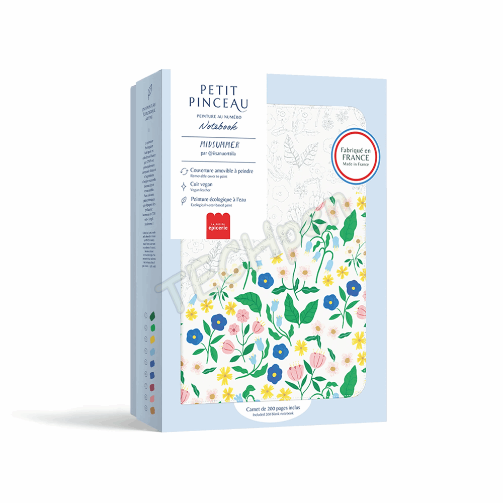 LA PETITE EPICERIE 350902 NOTEBOOK A PEINDRE - MIDSUMMER