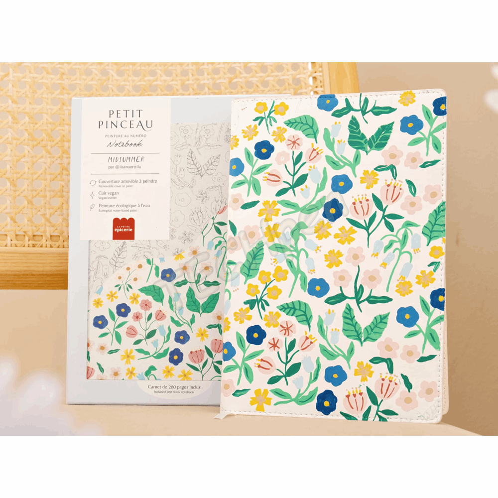 LA PETITE EPICERIE 350902 NOTEBOOK A PEINDRE - MIDSUMMER