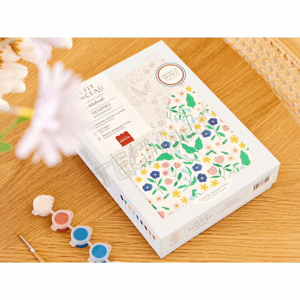 LA PETITE EPICERIE 350902 NOTEBOOK A PEINDRE - MIDSUMMER