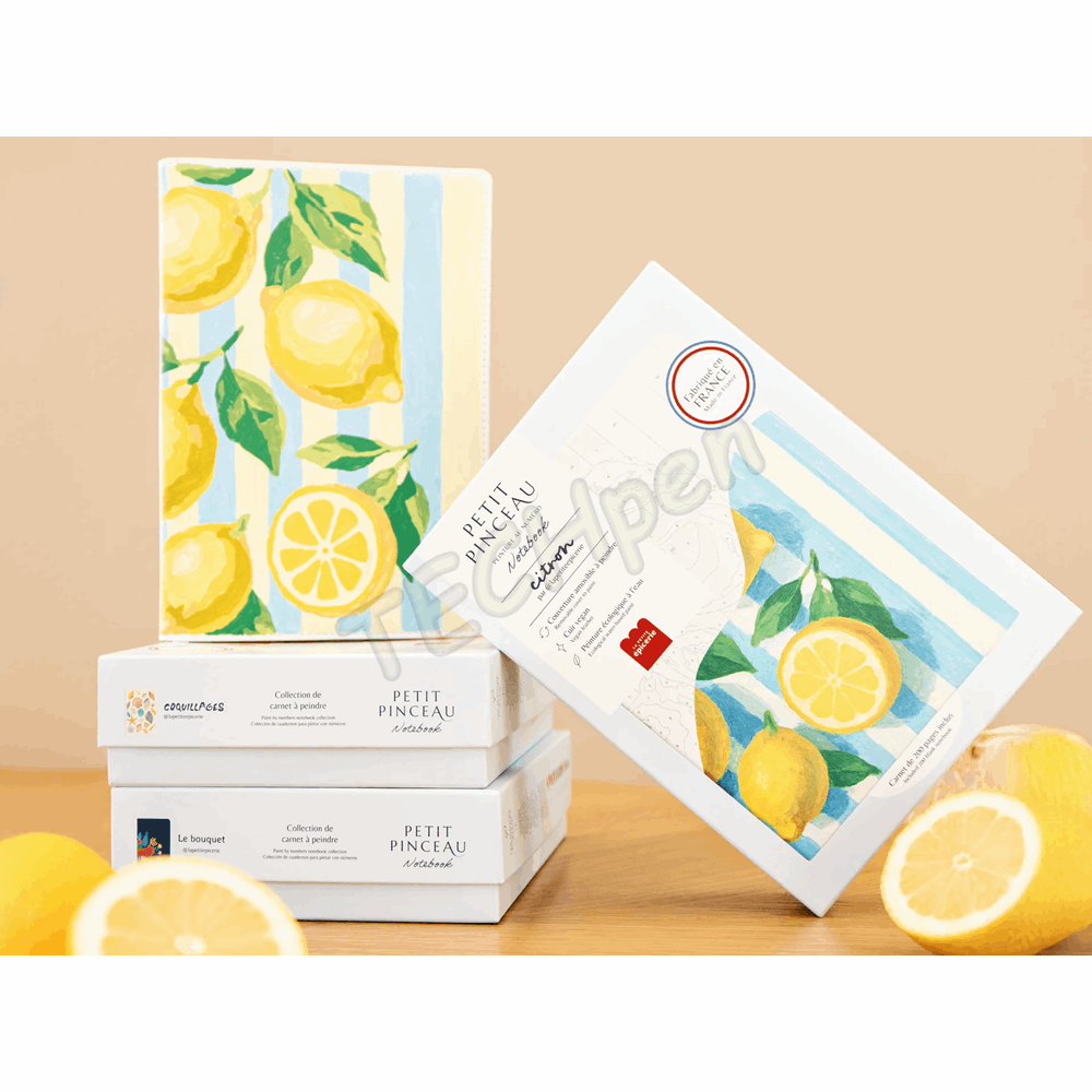 LA PETITE EPICERIE 350904 NOTEBOOK A PEINDRE - CITRONS