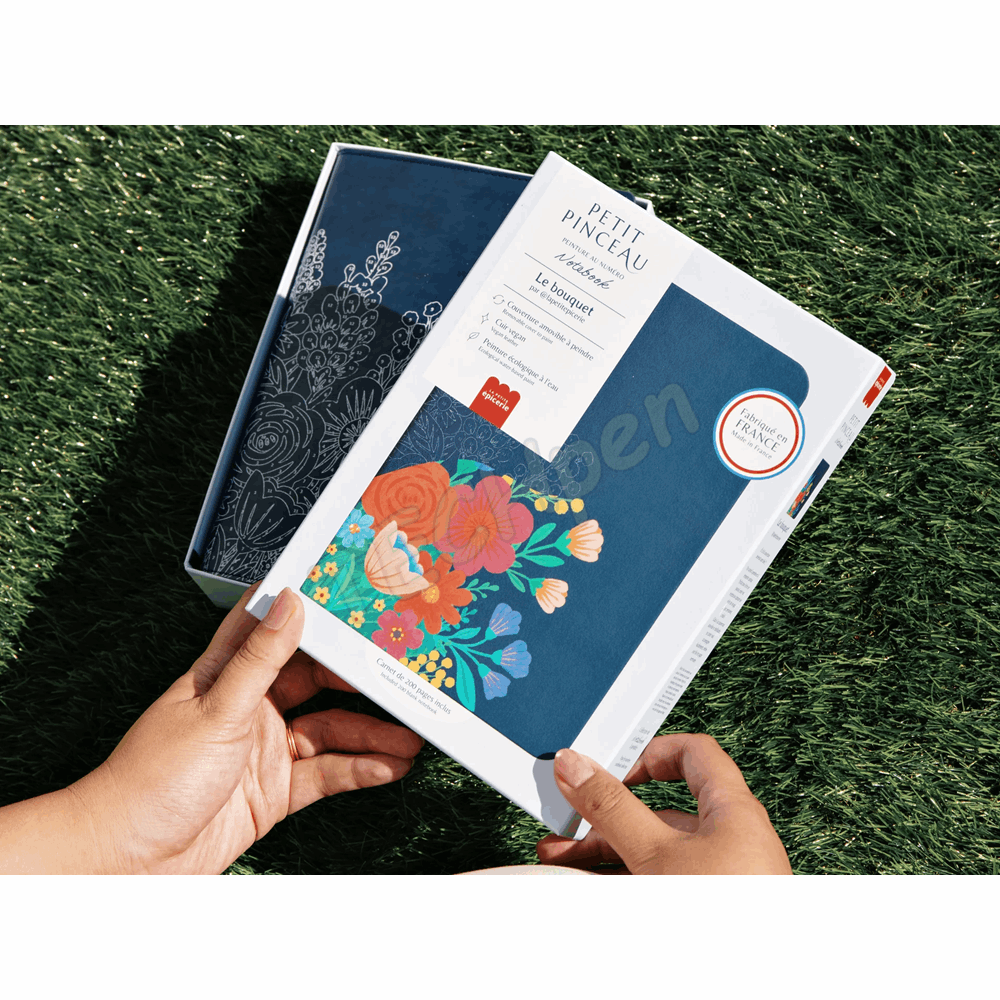 LA PETITE EPICERIE 350905 NOTEBOOK A PEINDRE - BOUQUET