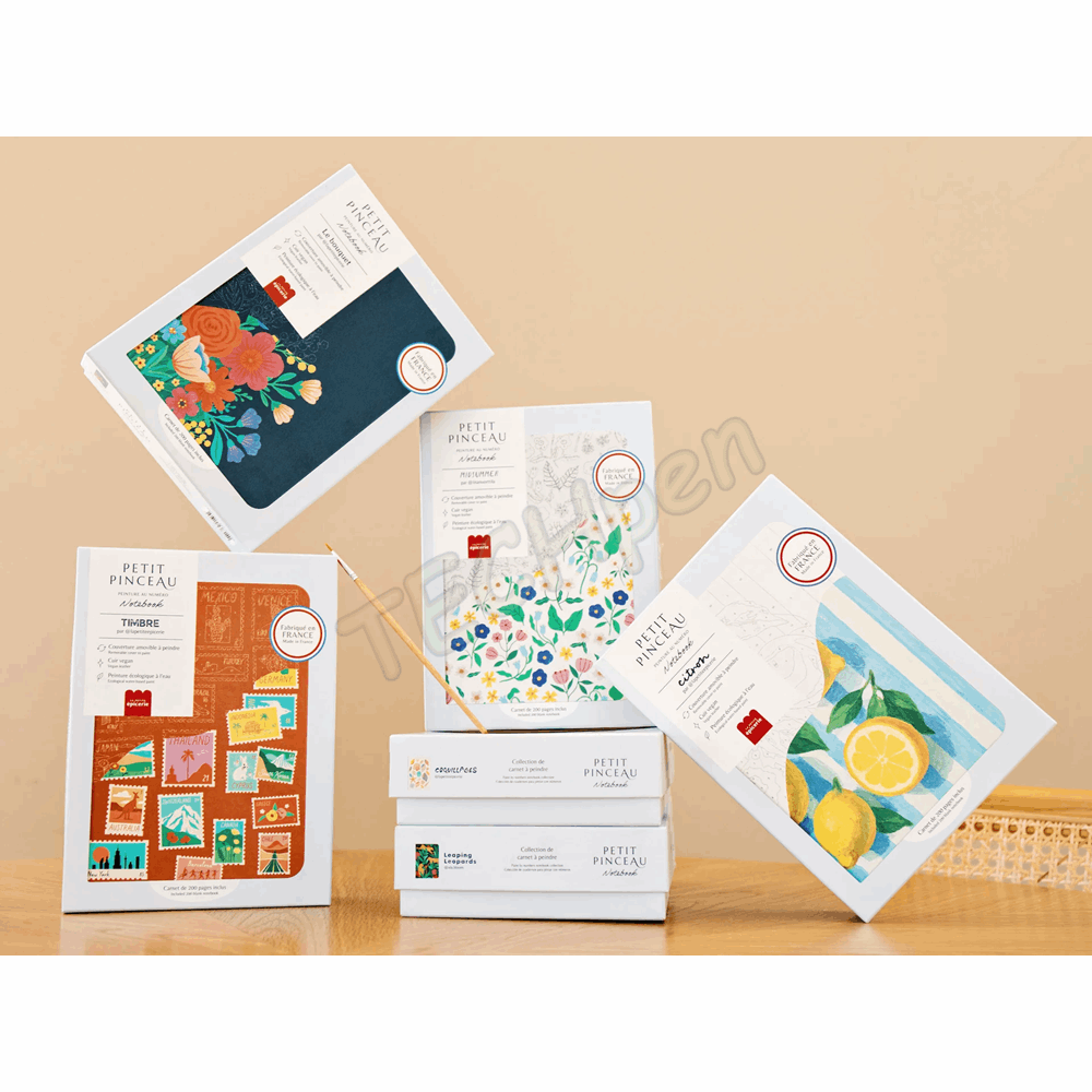 LA PETITE EPICERIE 350905 NOTEBOOK A PEINDRE - BOUQUET