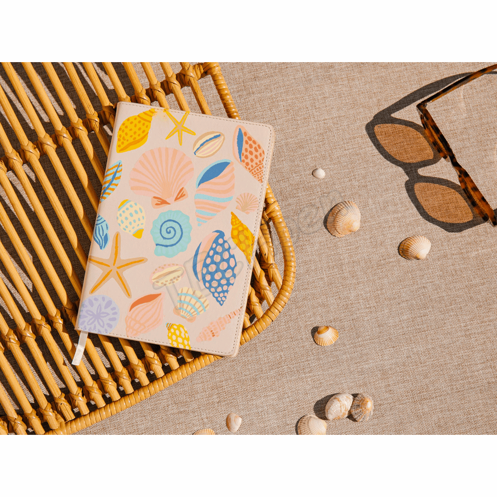 LA PETITE EPICERIE 350906 NOTEBOOK A PEINDRE - COQUILLAGE