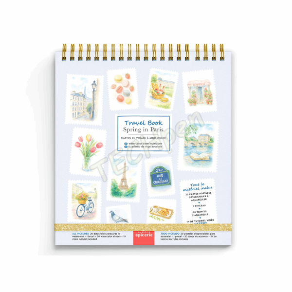 LA PETITE EPICERIE 357002 TRAVEL BOOK - SPRING IN PARIS