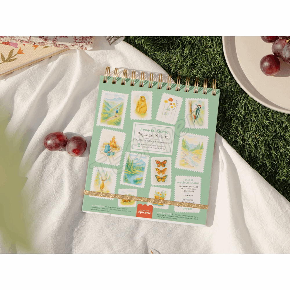 LA PETITE EPICERIE 357003 TRAVEL BOOK - PAYSAGE NATURE