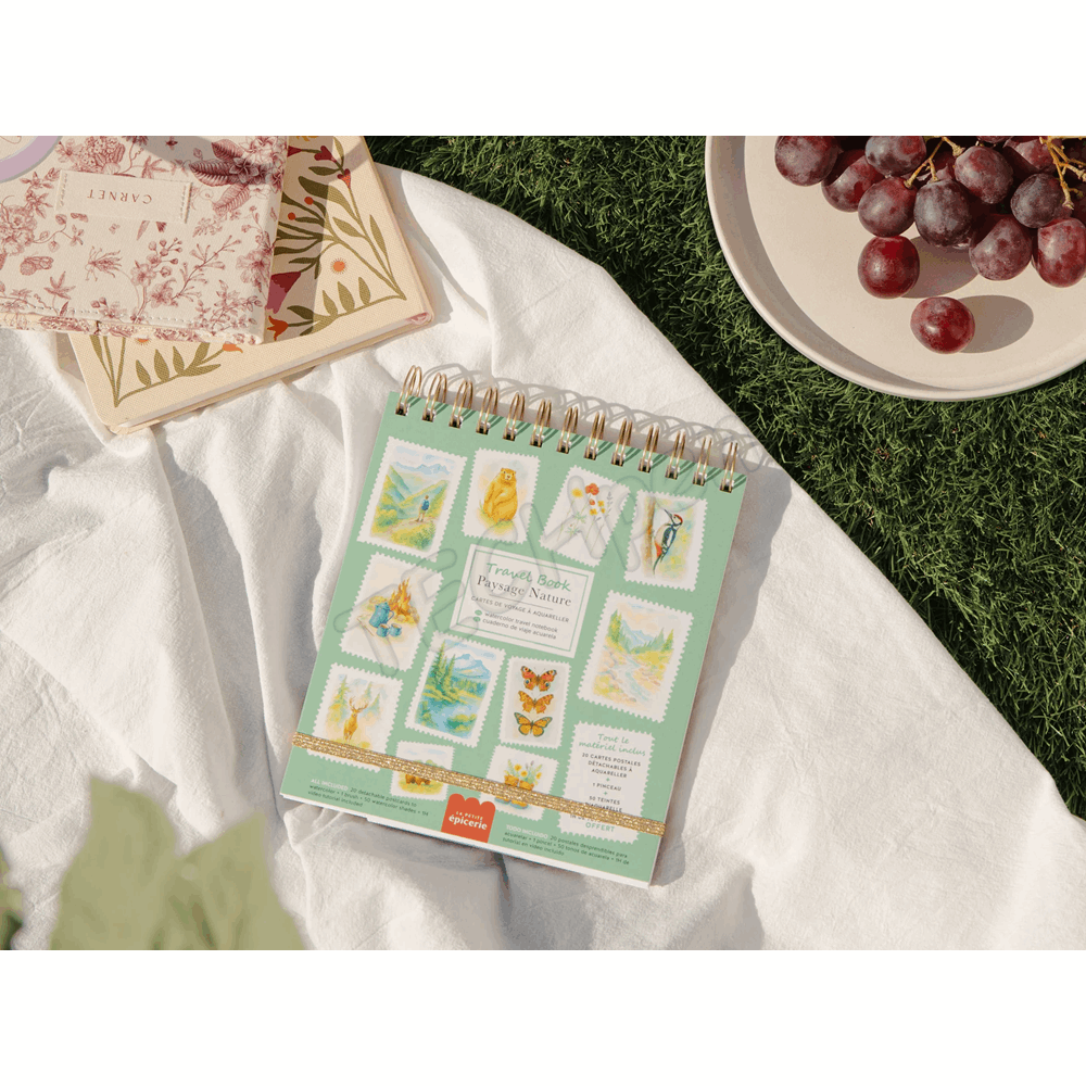 LA PETITE EPICERIE 357003 TRAVEL BOOK - PAYSAGE NATURE