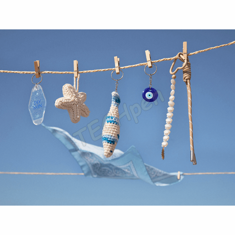 LA PETITE EPICERIE 121005 BAG CHARMS CROCHET KIT - VITAMINE SEA