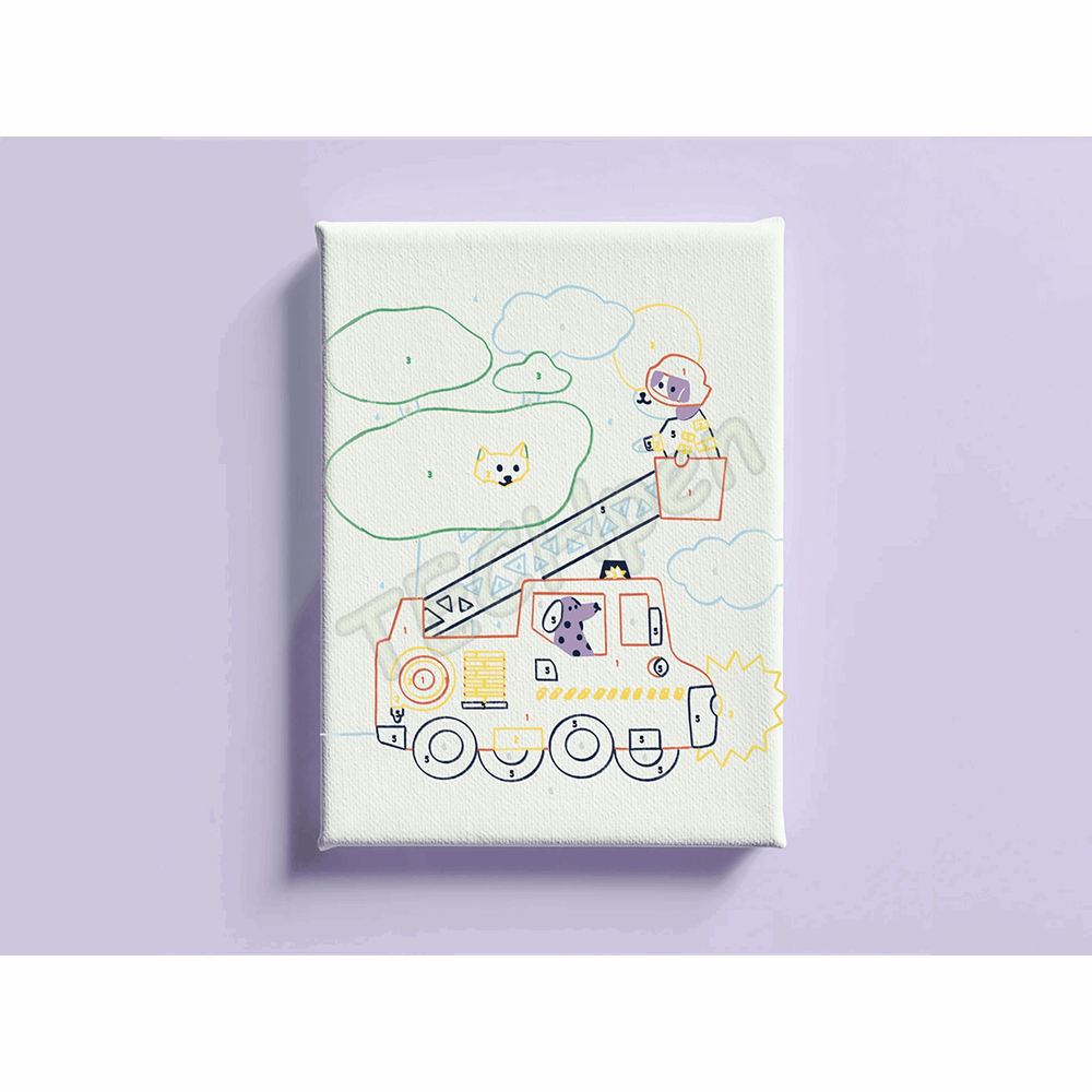 LA PETITE EPICERIE 351001 PETIT PINCEAU KIDS - WOUF