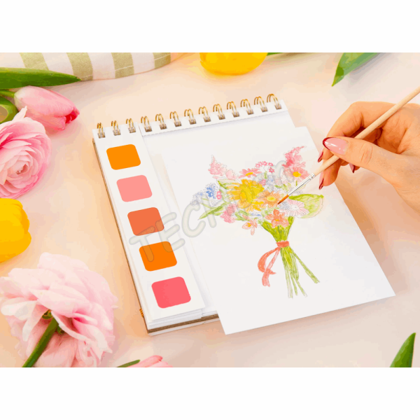 LA PETITE EPICERIE 357007 TRAVEL BOOK - SECRET GARDEN