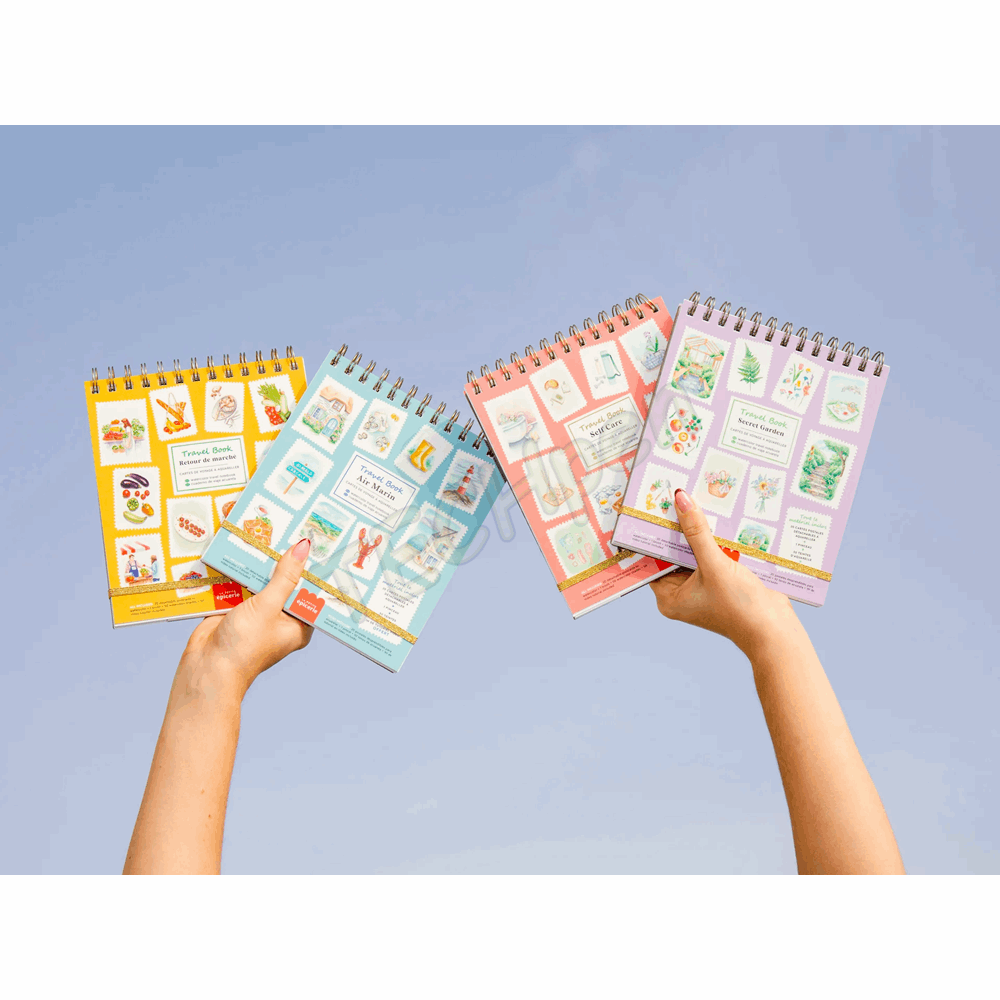 LA PETITE EPICERIE 357007 TRAVEL BOOK - SECRET GARDEN