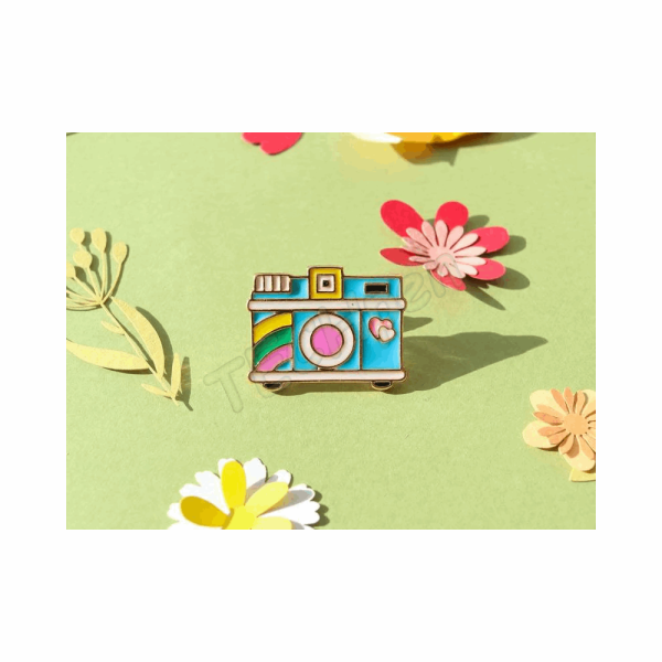 LA PETITE EPICERIE 537074 BROCHE PINS EMAILLE CAMERA