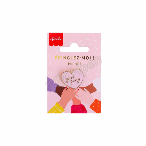 LA PETITE EPICERIE 537076 BROCHE PINS EMAILLE GIRL GANG