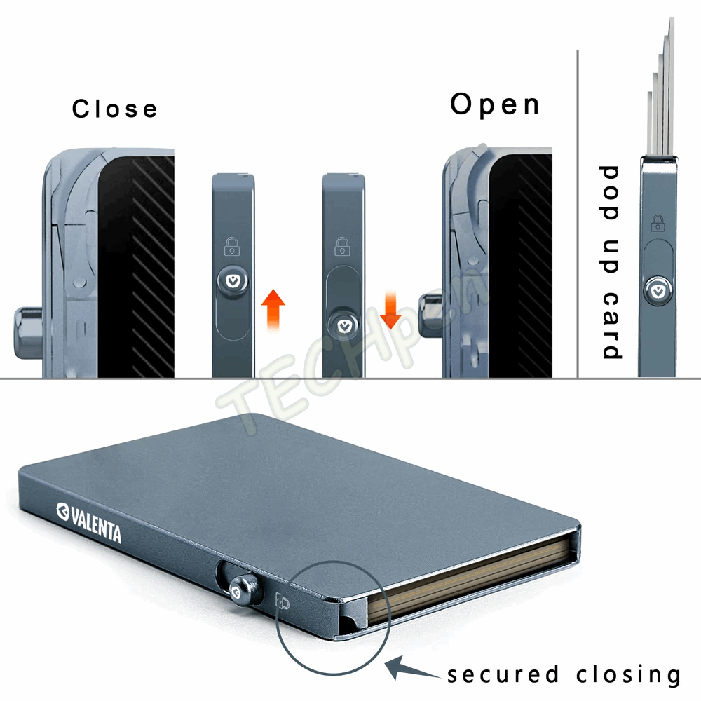 VALENTA 587488 CARDPROTECTOR ALUMINIUM MAGSAFE COOL GREY