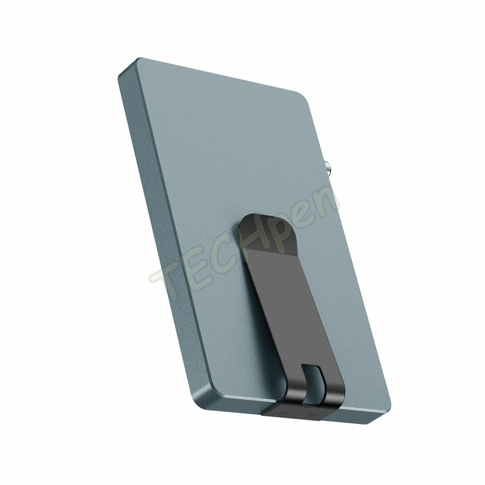 VALENTA 587525 CARDPROTECTOR ALUMINIUM MAGSAFE WITH MONEY CLIP GREY