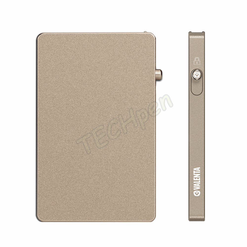 VALENTA 588294 CARDPROTECTOR ALUMINIUM MAGSAFE NATURAL TITANIUM