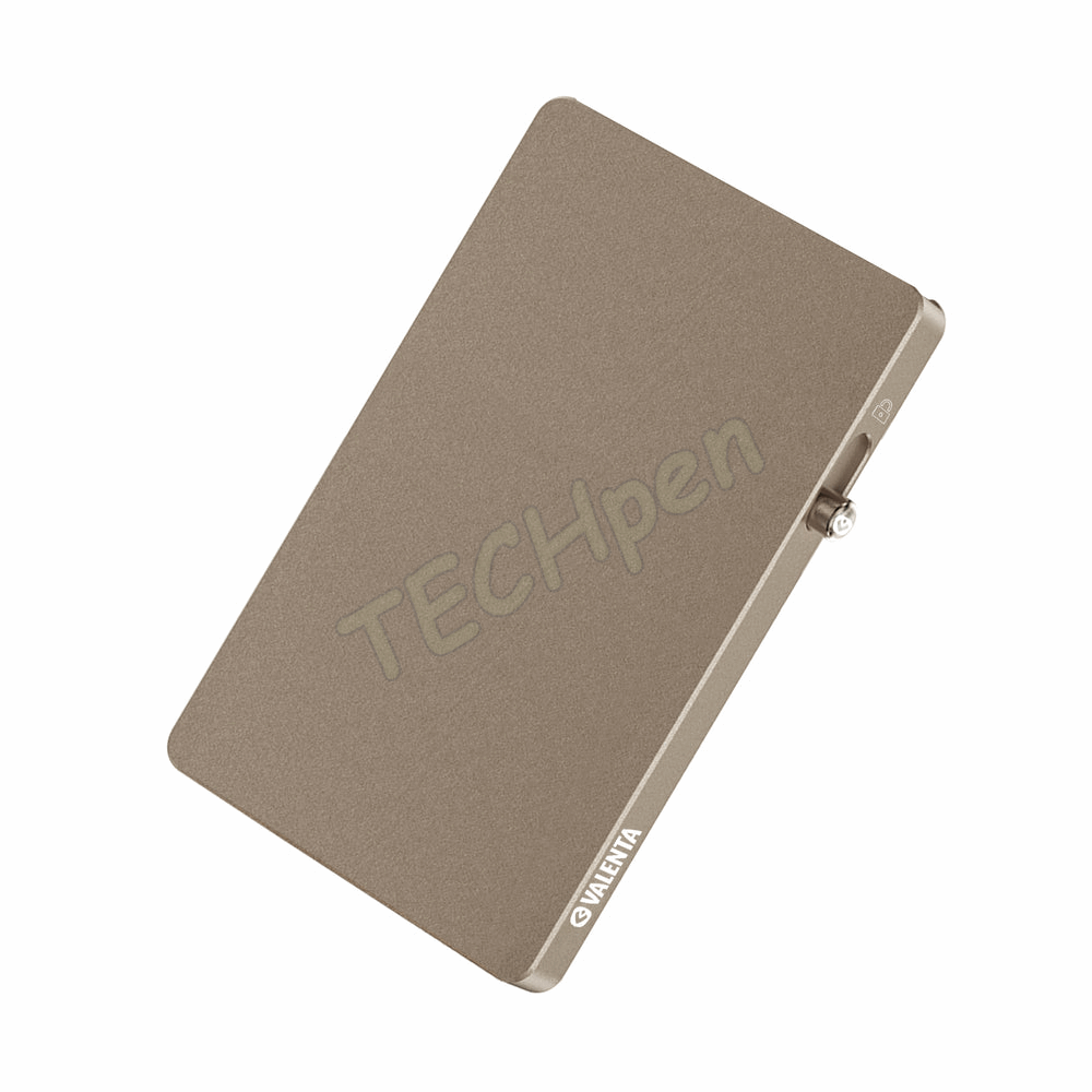 VALENTA 588294 CARDPROTECTOR ALUMINIUM MAGSAFE NATURAL TITANIUM