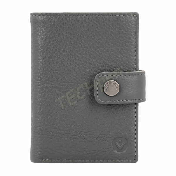 VALENTA 588393 CARD WALLET LEATHER MAGSAFE LUXE GREY