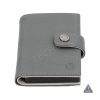 VALENTA 588393 CARD WALLET LEATHER MAGSAFE LUXE GREY