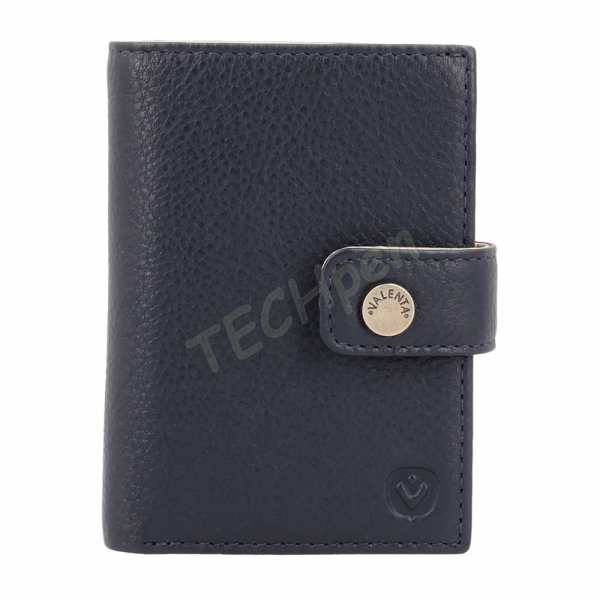 VALENTA 588416 CARD WALLET LEATHER MAGSAFE LUXE NAVY