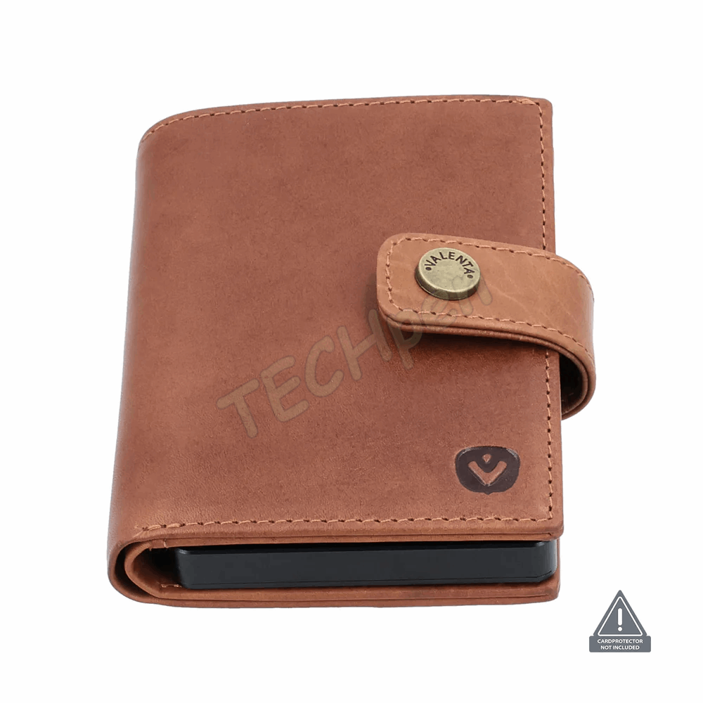 VALENTA 588584 CARD WALLET LEATHER MAGSAFE LUXE COGNAC