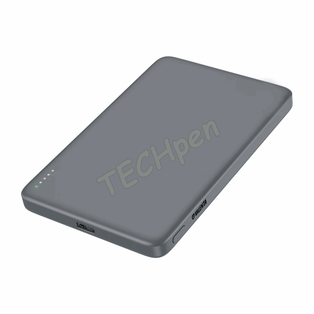 VALENTA 588676 POWERBANK MAGSAFE ULTRA SLIM 5000 MAH GREY