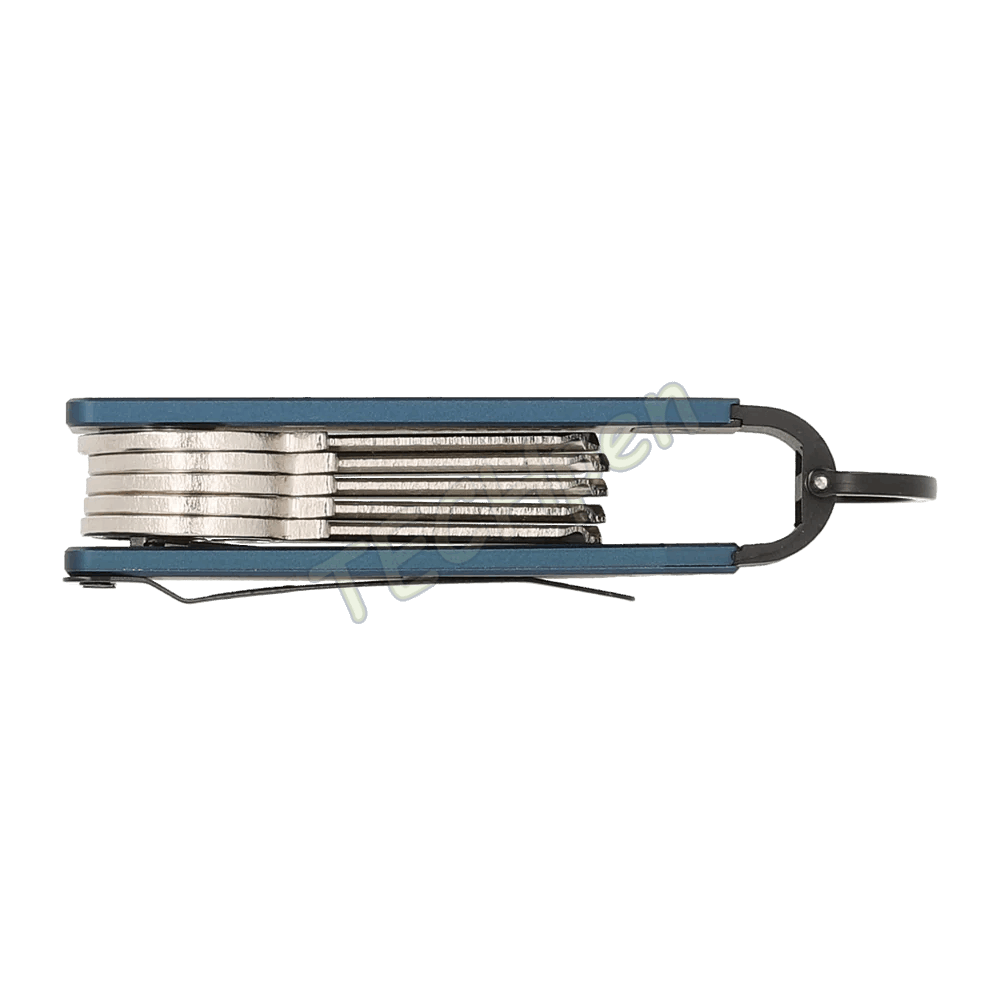 VALENTA 588942 KEY ORGANIZER ALUMINIUM BLUE