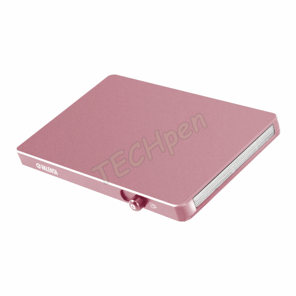 VALENTA 588317 CARD PROTECTOR ALUMINIUM MAG SAFE ROSE