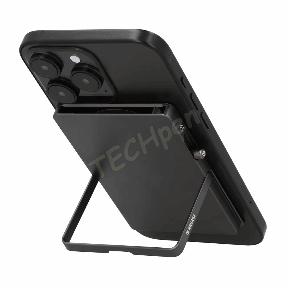 VALENTA 589314 CARD PROTECTOR ALUMINIUM MAG SAFE GRAPHITE GREY