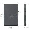 VALENTA 589314 CARD PROTECTOR ALUMINIUM MAG SAFE GRAPHITE GREY