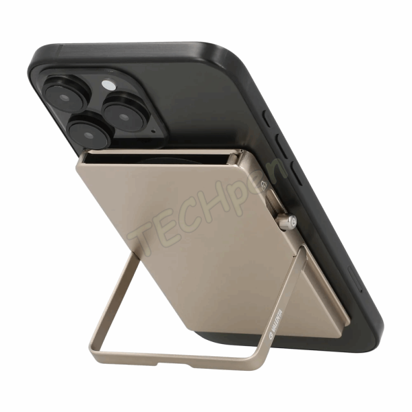VALENTA 589321 CARD PROTECTOR ALUMINIUM MAG SAFE NATURAL TITANIUM